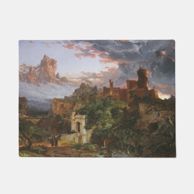 Tapete O Espírito da Guerra (Batalha num Castelo Medieval (Frente)