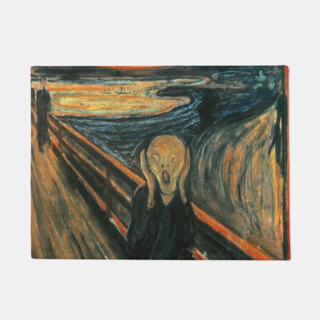 Tapete O Gritar Edvard Munch Modern Expressionist Art (Frente)