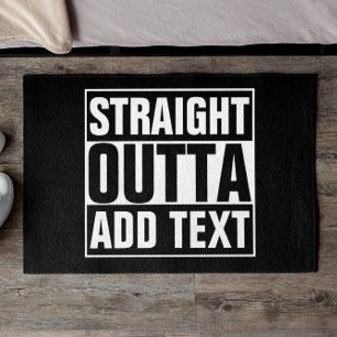 Tapete O HETERO OUTTA - adicione seu texto aqui/criar-lo
