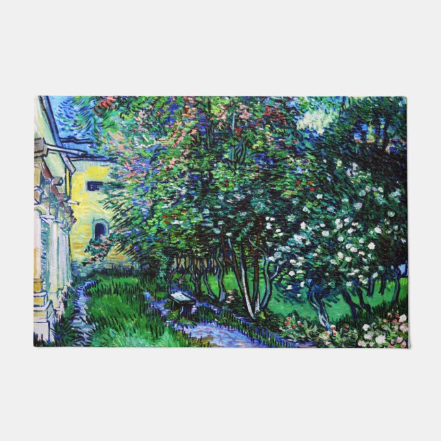 Tapete O Jardim do Asilo em Santo-Rémy, Van Gogh (Frente)