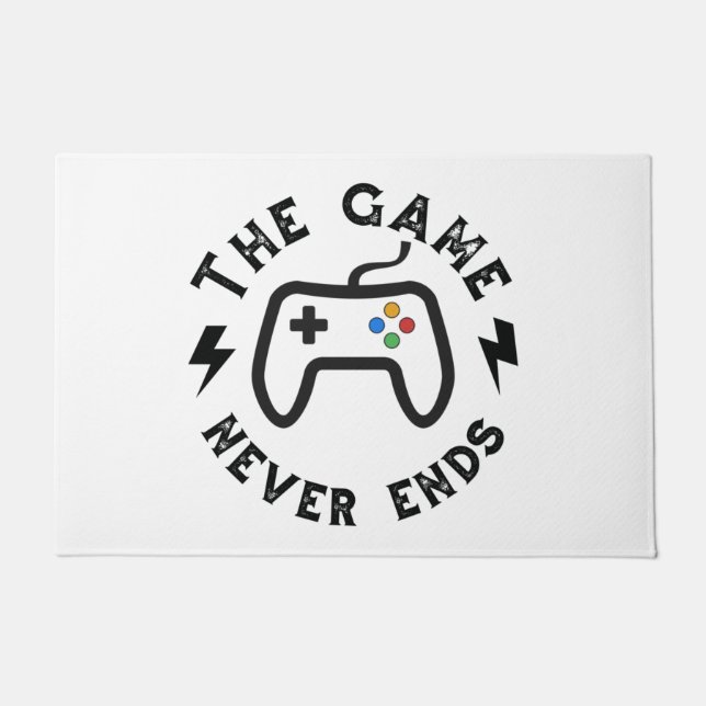 Tapete O jogo nunca acaba (Frente)