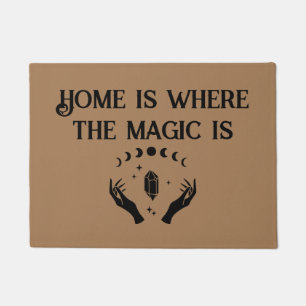 Tapete O lar é onde a magia está