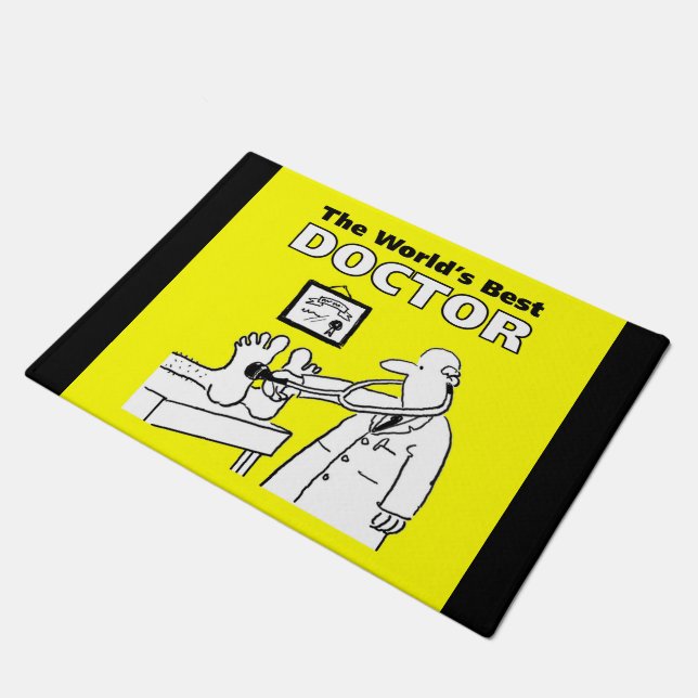 Tapete O melhor médico do mundo (Inclinado)
