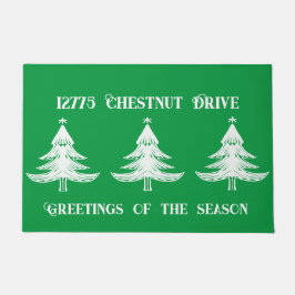 Tapete O meu endereço num Natal Festivo