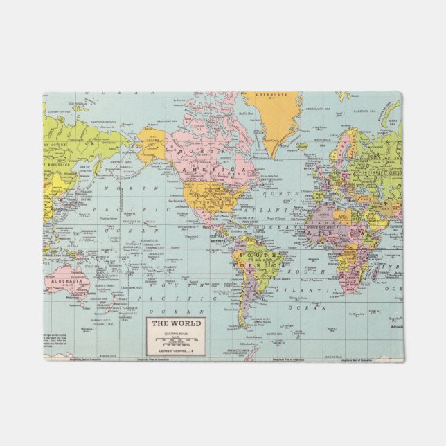 Tapete O mundo está em sua porta (Frente)