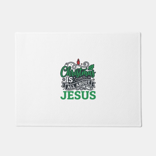Tapete O Natal é Tudo Sobre o Design de Jesus (Frente)