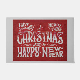 Tapete O nostálgico "tem você mesmo um alegre pouco Natal