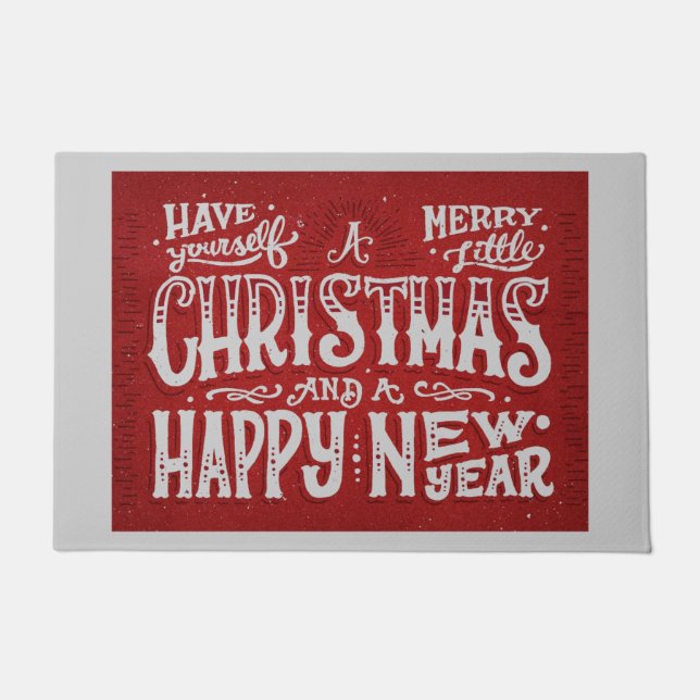 Tapete O nostálgico "tem você mesmo um alegre pouco Natal (Frente)