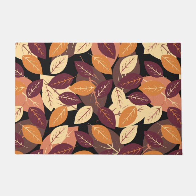 Tapete O outono simples deixa escuro (Frente)