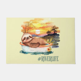 Tapete O rio Life Sloth | Diversão de Verão