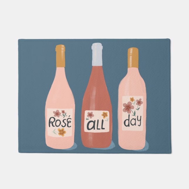 Tapete O rosa All Day Wine Amadurece Arte (Frente)