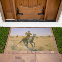 O Voo Frederic Remington 1895 índios Cowboy