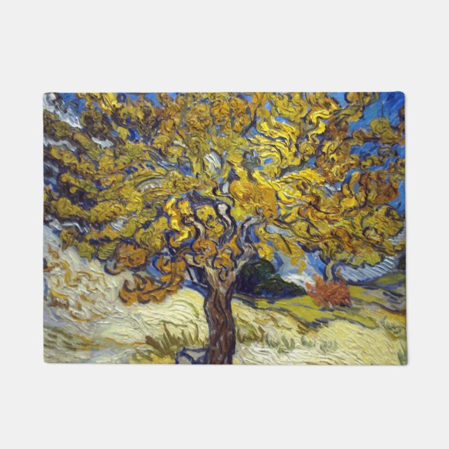 Tapete Obra-Prima da Arte da Amoreira de Van Gogh (Frente)