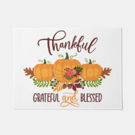 Tapete Obrigado, Grata e Abençoada