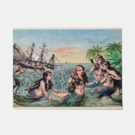 Tapete Oceano Náutico Mágico Sereia