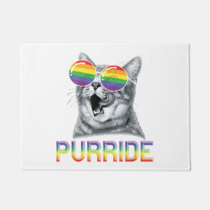 Tapete Óculos de Sol Arco-íris Orgulho Gay Gato Engraçado