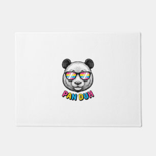 Tapete Óculos de Sol Panda Engraçado Camisa de Gravura Vi