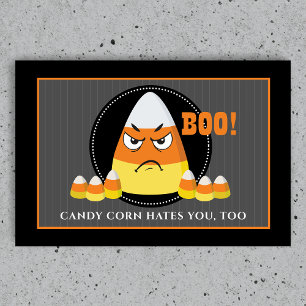 Tapete Odiador de Candy Corn Halloween