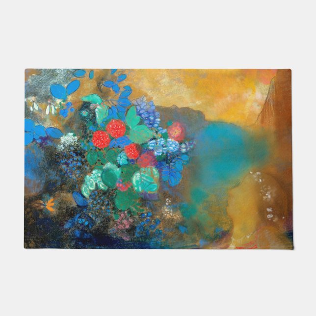 Tapete Ofelia entre as Flores, Redon (Frente)
