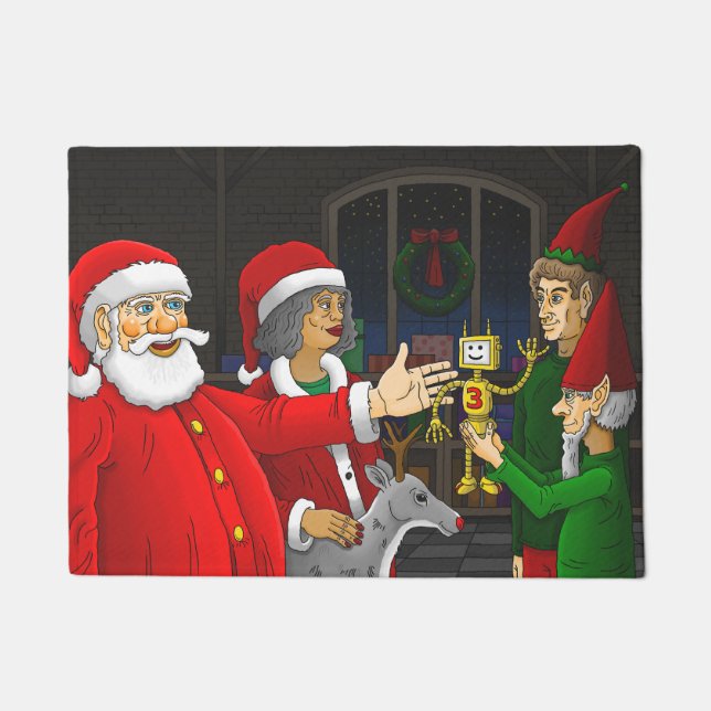 Tapete Oficina do Papai Noel (Frente)