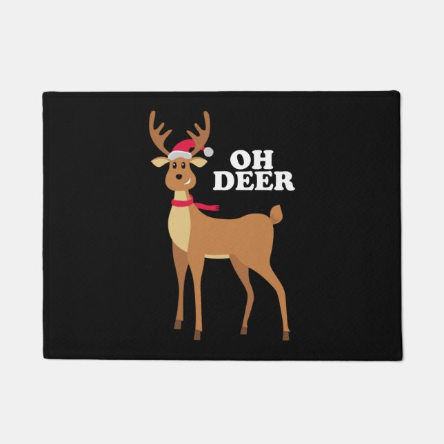 Tapete Oh Deer - rena de natal (Frente)