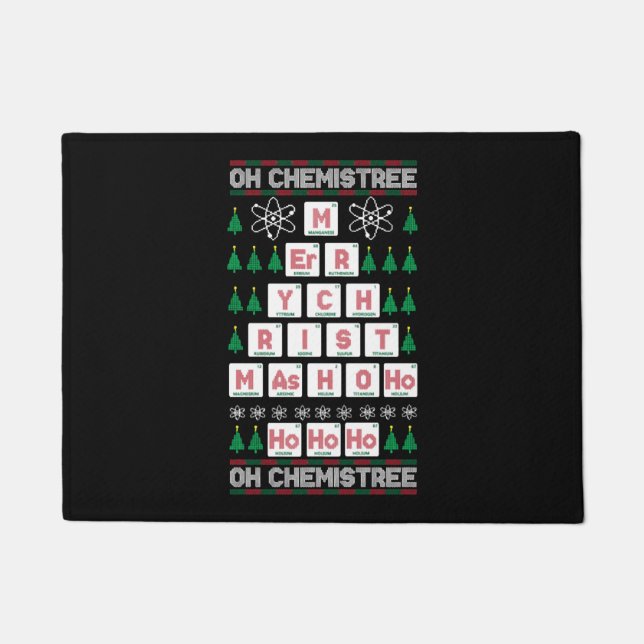 Tapete oh químico Químico Ciência Natal (Frente)