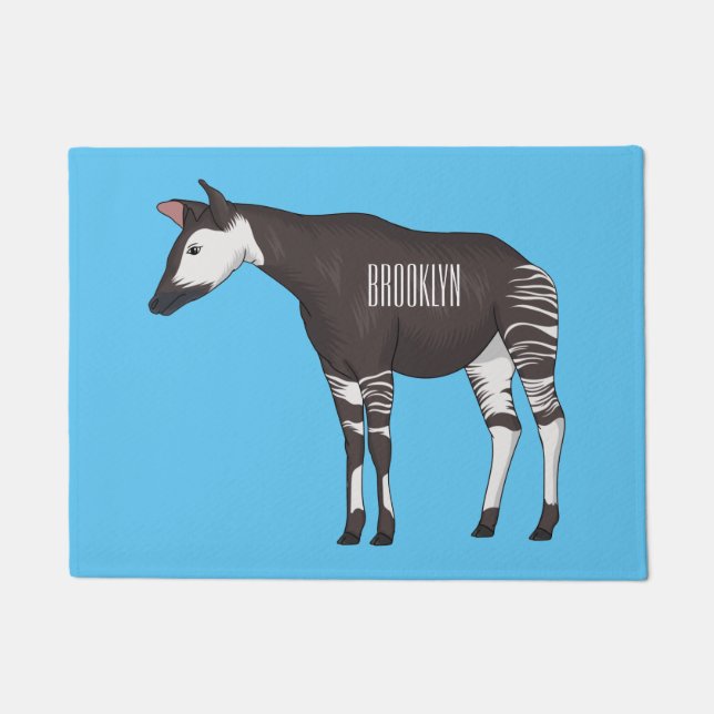 Tapete Okapi cartoon illustration (Frente)