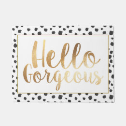 Tapete Olá! esteira lindo, bem-vinda