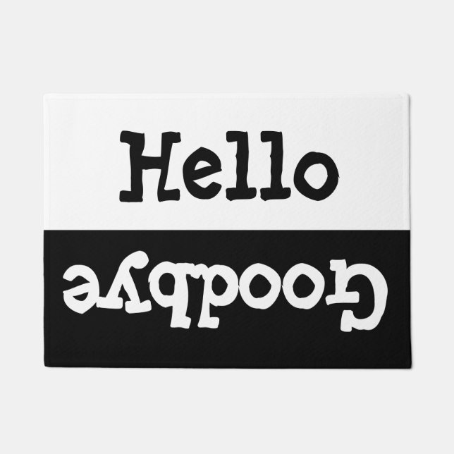 Tapete Olá Goodbye Doormat (Frente)