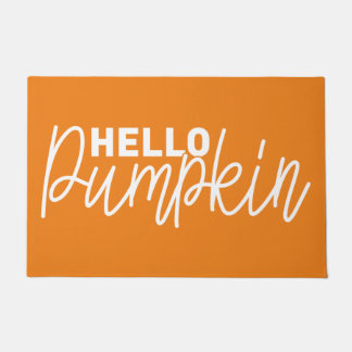 Tapete Olá Pumpkin Door Mat
