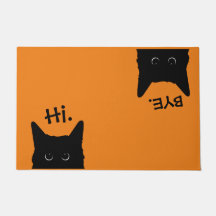 Olá, Tchau Gato Doormat New Home Gift Casamento