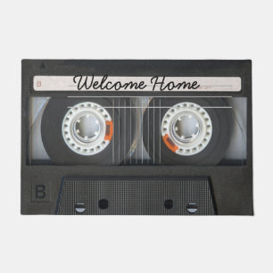 Tapete Olhar da fita da mistura da música do vintage com