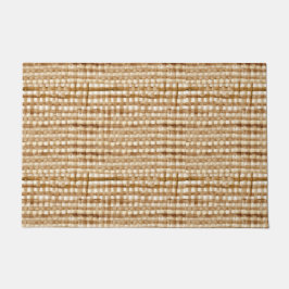 Tapete Onda de Impressão pintada primitiva castanha