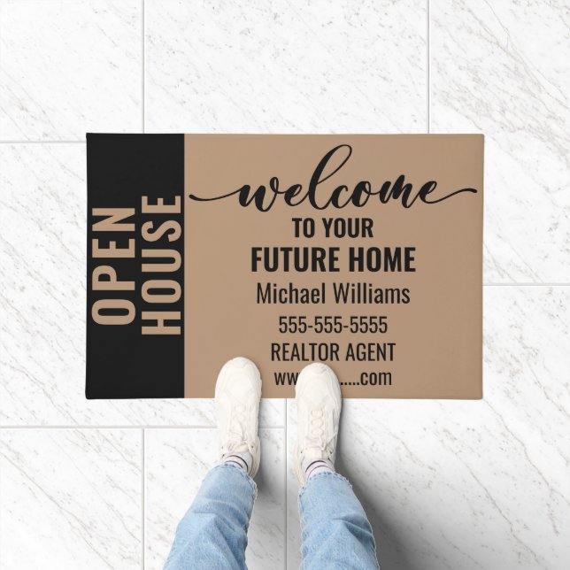 Tapete Open House Custom Realtor Welcome for Clients (Interior)