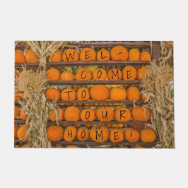 Tapete Orange Pumpkins para o Dia das Bruxas e/ou Ação de