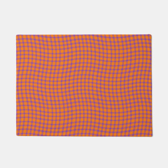 Tapete Orange Purple Stripes Seamless Pattern (Frente)