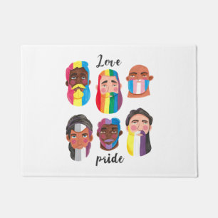 Tapete Orgulho gay arco-íris bandeiras de gênero barba ho