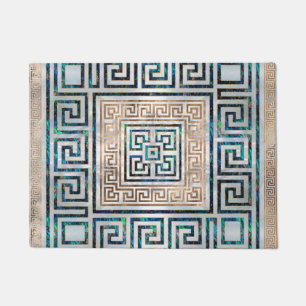 Tapete Ornamento chave grego - olmo e ouro