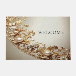 Tapete Ornate Gold Flourish Doormat