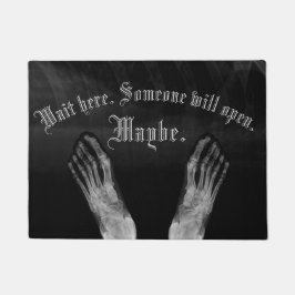 Tapete Os pés médicos da radiologia do raio X esperam