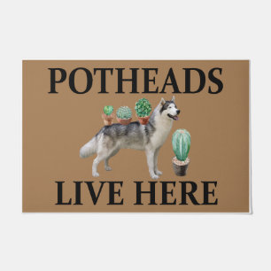 Tapete Os Potheads Vivem Aqui, Rouco De Presente De Cão