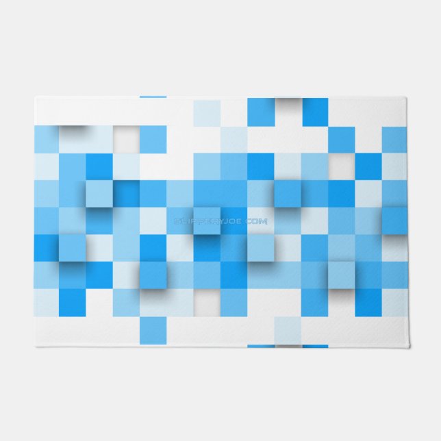 Tapete Os quadrados de SlipperyJoe - mosaico moderno trab (Frente)