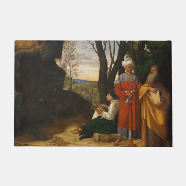 Tapete Os Três Filósofos (Sábios) (de Giorgione) (Frente)
