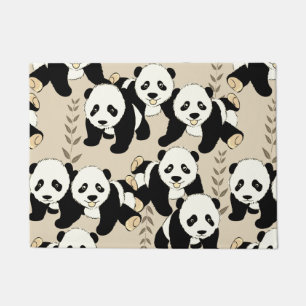 Tapete Os ursos de panda projetam bonito