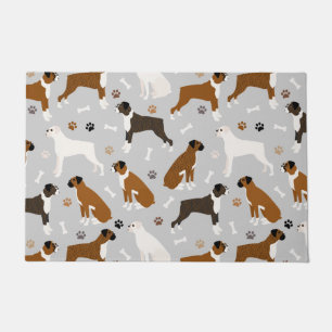 Tapete Ossos e patas do cão-boxim
