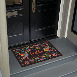 Tapete Otomi Doormat mexicano