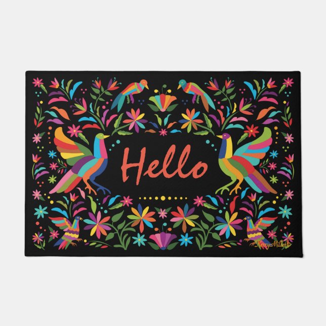 Tapete Otomi Doormat mexicano (Frente)