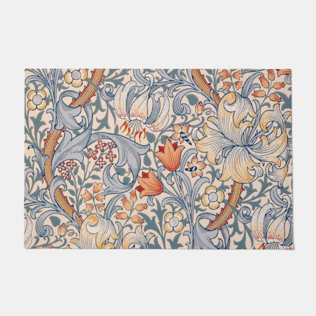 Tapete Ouro Lily, William Morris (Frente)