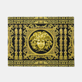 Tapete Ouro Medusa Doormat