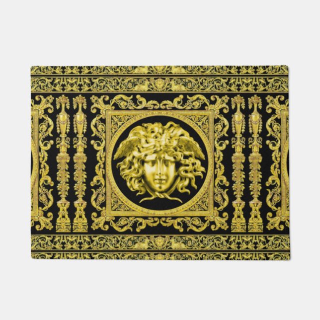 Tapete Ouro Medusa Doormat (Frente)